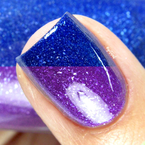 purple blue thermal color changing mood nail polish crystal knockout iolite coast