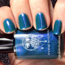 royal blue holo nail polish