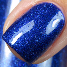 royal blue glitter nail polish crystal knockout the emperor