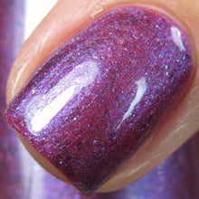 pink purple flakies nail polish crystal knockout the empress tarot enchantment