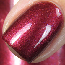 apple red shimmer nail polish crystal knockout the lovers tarot enchantment