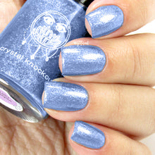 blue thermal color changing nail polish crystal knockout velvet rain