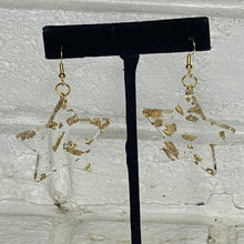 Starry Eyed Gold Foil Earrings